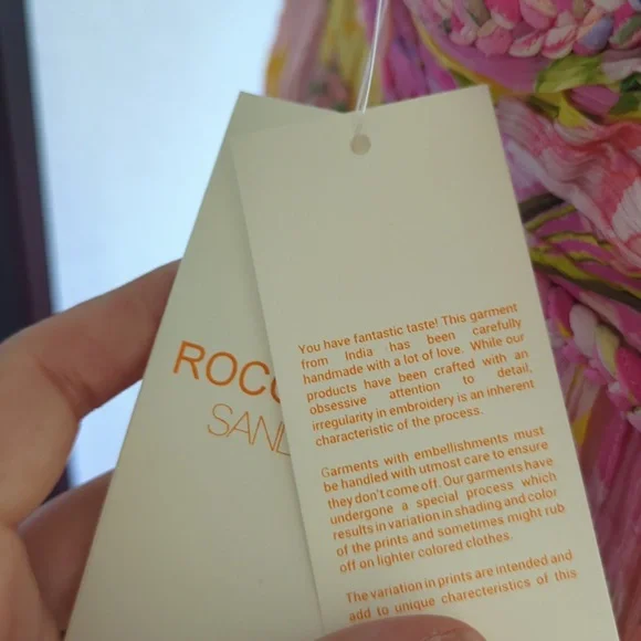 ๐โจ NWT Rococo sand tiered Leona maxi dress size M - Picture 7 of 12